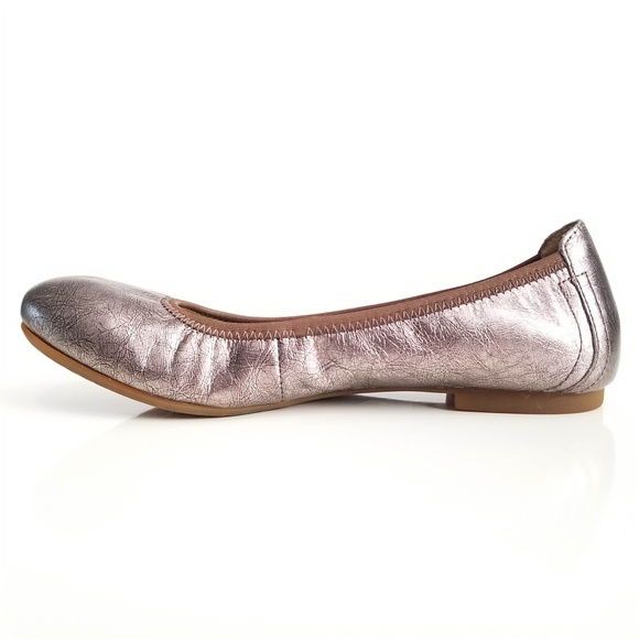 BORN Julainne Ballet Flats Metallic Leather Shoes - Picture 3 of 12